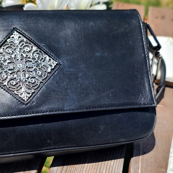 Vintage Stuart Weitzman black leather bag - Picture 3 of 10